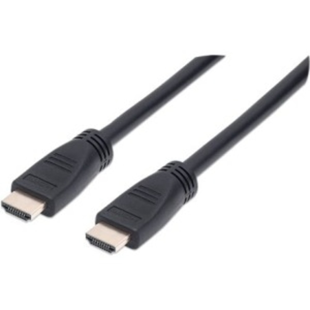 Manhattan In-Wall CL3 High-Speed HDMI Cable With Ethernet, 26ft, Black (Min Order Qty 3) MPN:353960