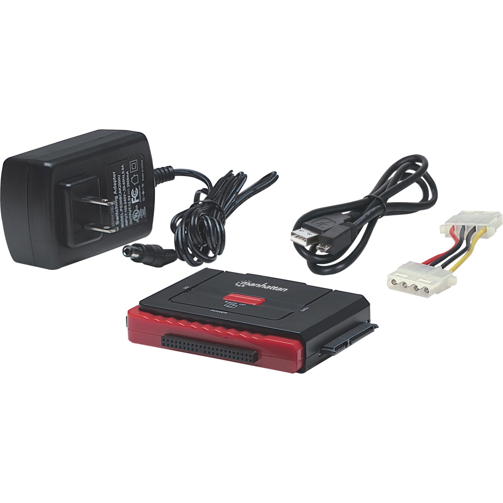 Manhattan 3-in-1 Hi-Speed USB to SATA/IDE Adapter MPN:179195