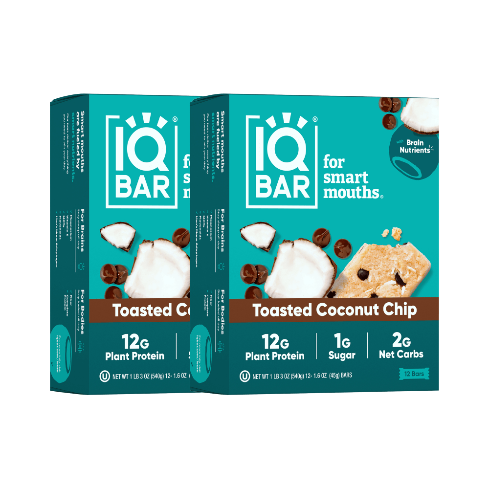 IQ BAR Toasted Coconut Bars 24 1.6 oz MPN:IQ-5464-2S