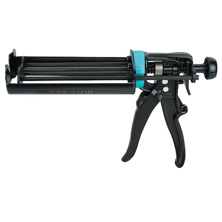Professional Grade Dual Component Caulk Gun, Black/Turquoise MPN:900093