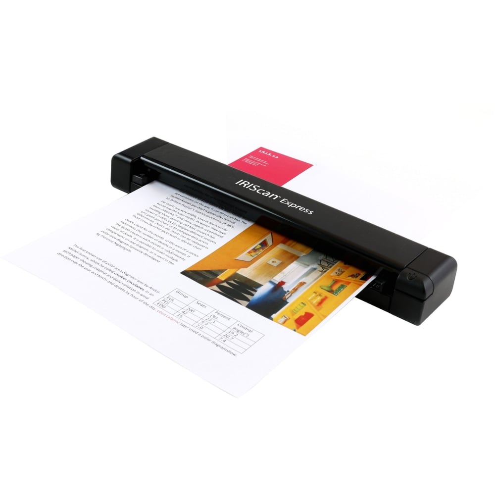 Iris IRIScan Express 4 USB Portable Sheetfed Scanner, 458511 MPN:458511