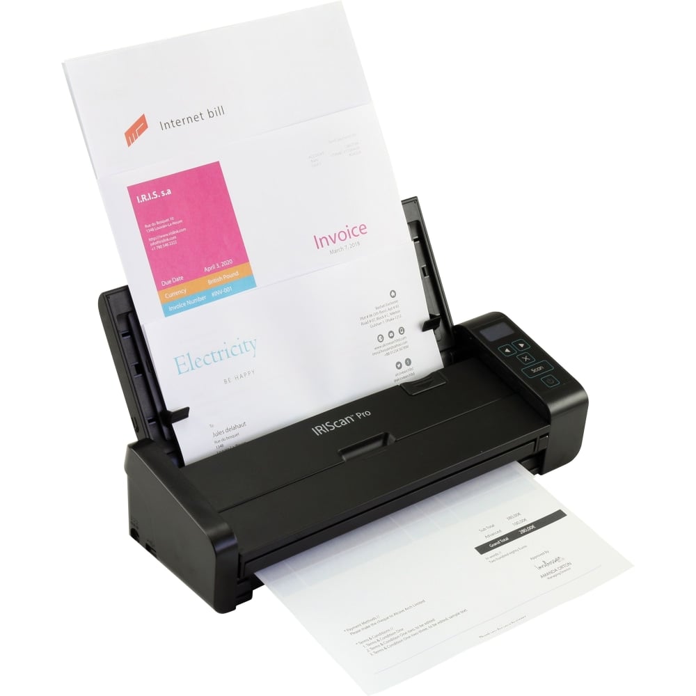 Iris IRIScan Pro 5 Portable High-Performance Multi-Functional Duplex Desktop Scanner, 459035 MPN:459035