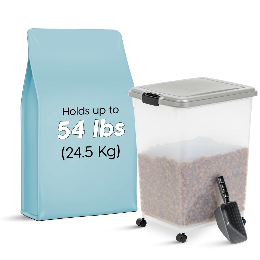 Iris Airtight Container, 69 Qt, Gray MPN:301046
