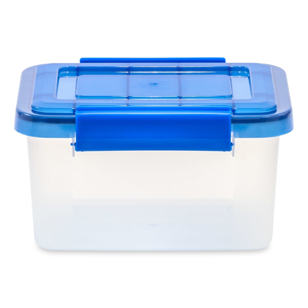 Iris Ultimate Weathertight Storage Box, 11-1/2inL x 8.5inW x 6.5inH, 6.5 Qt, Clear MPN:500198