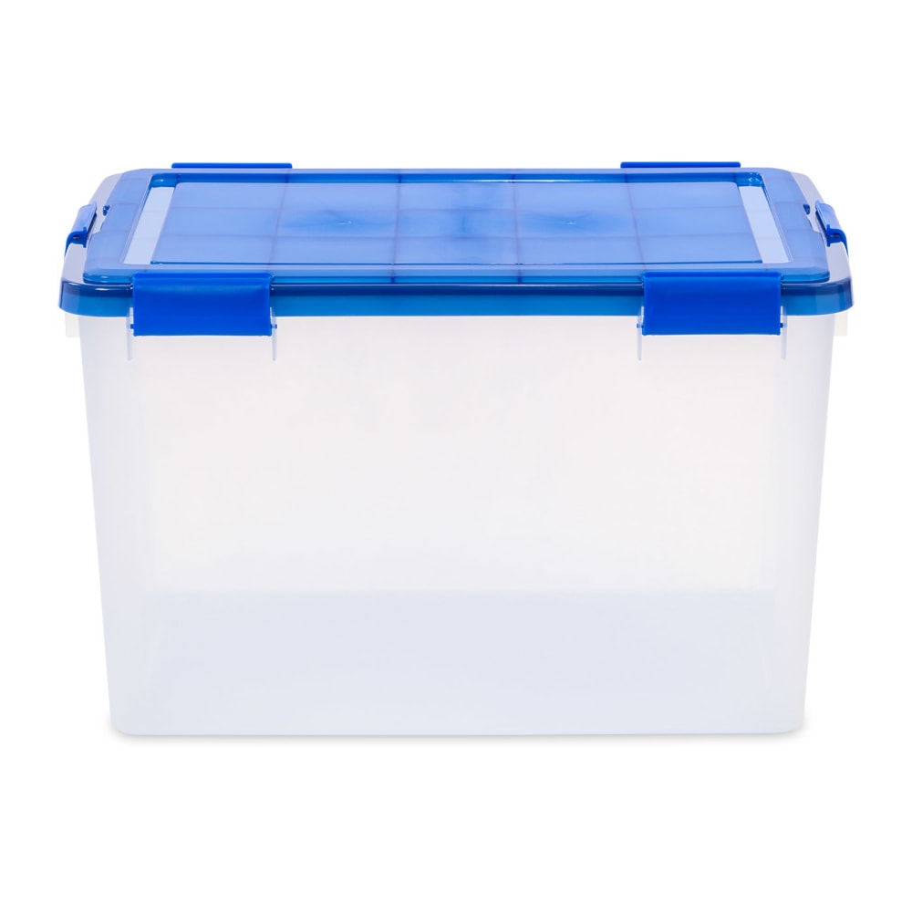 Iris 74 Qt [18.5 GAL] Element Resistant Ultimate Clear Storage Box MPN:500204
