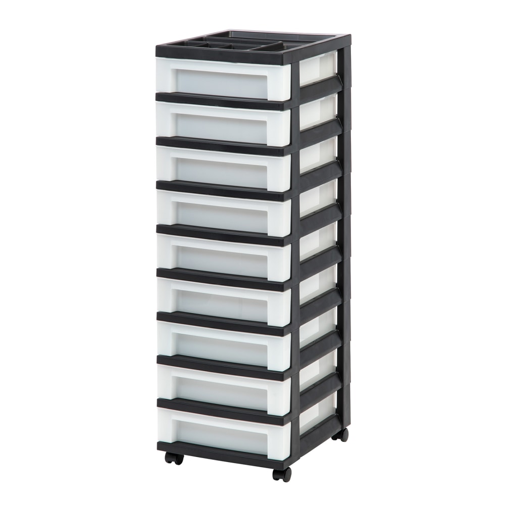 Iris Mini Chest, 9 Drawers, 67 Qt, White MPN:585005