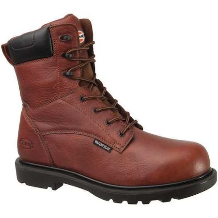 Hauler, Men's 8-Inch Work Boot, 6.5, M, Leather, 8 in Height, Brown MPN:IA0180