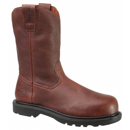 Hauler, Men's Wellington Boot, Composite Toe W, Leather, 11 in Height, Brown MPN:IA0194