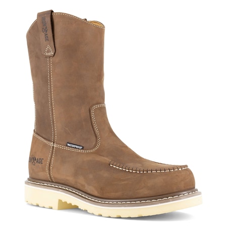 5 Mens Brown Comp Toe 11 in Moc Toe Wat, Brown, 12M, 12 MPN:IA5093