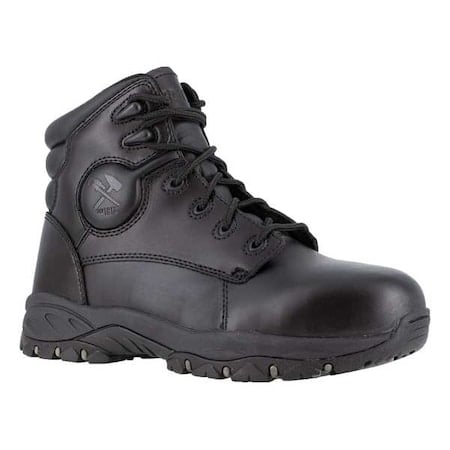 Men's 6-Inch Work Boot, 7 W, Steel Toe, 6 in H, Black, IA5150 MPN:IA5150