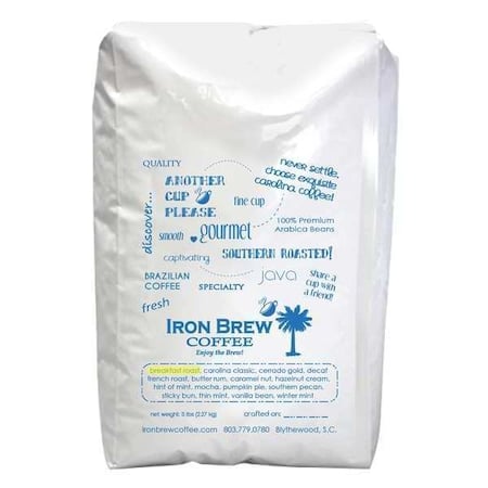 Coffee, Southern Pecans, Bag, Caffeinated, Whole Bean, 5 lb MPN:C-1CT5SPWB