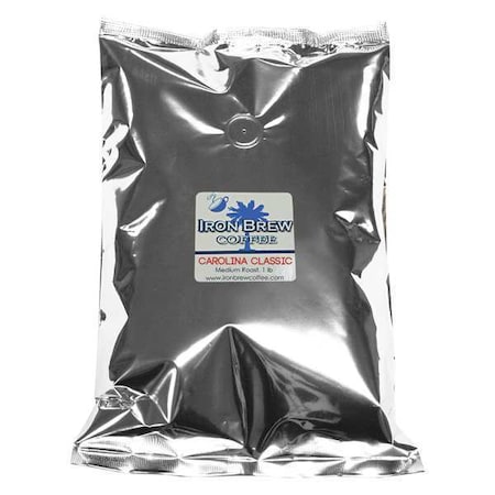 Coffee, Carolina Classic, Bag, Caffeinated, Whole Bean, 1 lb MPN:C-1CTCWB