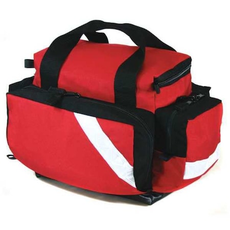 Trauma Bag, Nylon, 19 in L, 14 in W, Red MPN:32350-RD