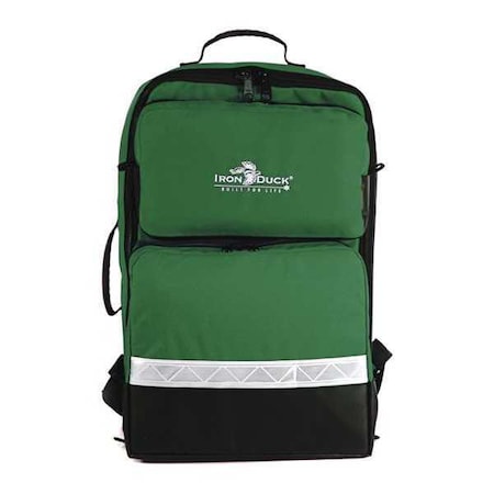 Trauma Bag, Nylon, 14 in L, 8 in W, Green MPN:35132-GN