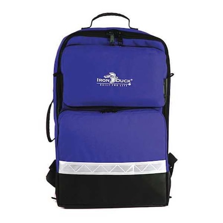 Trauma Backpack, Nylon, 14 in L, 8 in W, Blue MPN:35132-RB