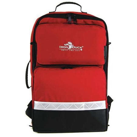 Trauma Bag, Nylon, 14 in L, 8 in W, Red MPN:35132-RD