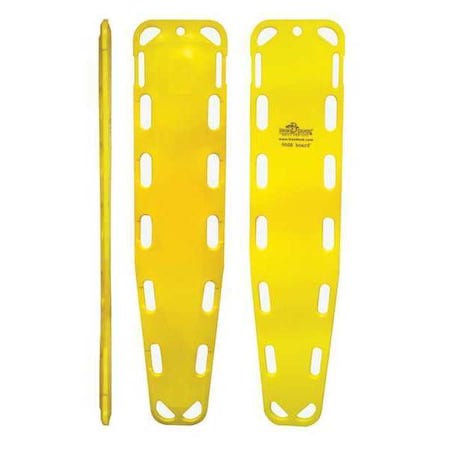 Backboard, 500 lb, Yellow, 72