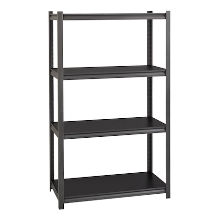 3200 Riveted Steel Shelving 4-Shelf Unit, 18D x 36W x 60H, GunGray/Black MPN:20995