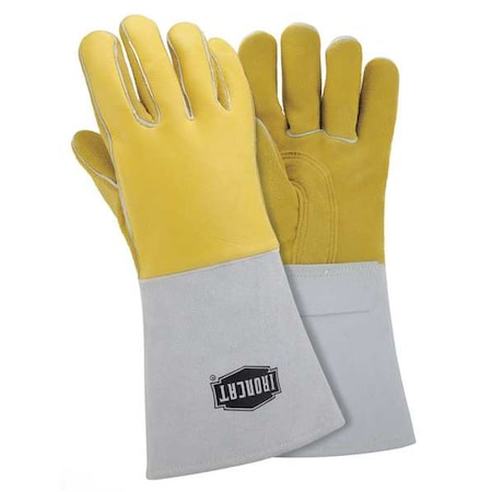 Welding Gloves, Gauntlet Cuff, Reinforced Thumb, Premium Elkskin, XL, 1 PR MPN:9060/XL