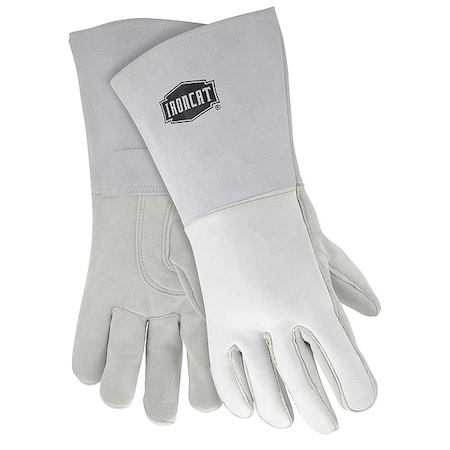 Welding Gloves, Gauntlet Cuff, Reinforced Thumb, Premium Elkskin, XL, 1 PR MPN:9061/XL