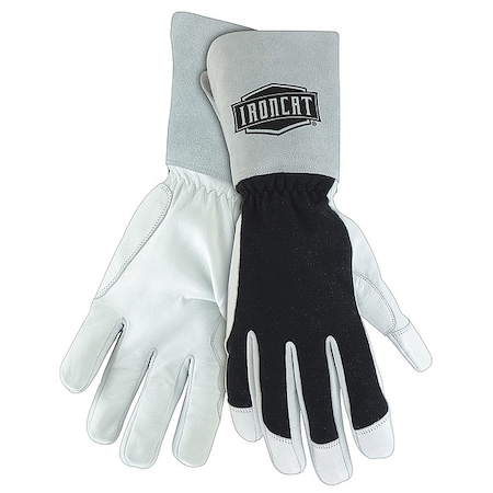 Welding Gloves, Gauntlet Cuff, Reinforced Thumb, Premium Goatskin, 2XL, 1 PR MPN:9073/2XL