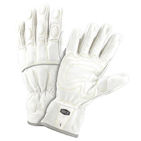 Welding Gloves, Slip-On Cuff, Wing Thumb, Premium Buffalo, L, 1 PR MPN:9075/L