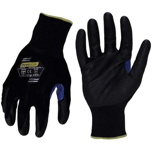 General Purpose Work Gloves: Small, Foam Nitrile Coated, Nylon & Spandex MPN:KKC1FN-02-S