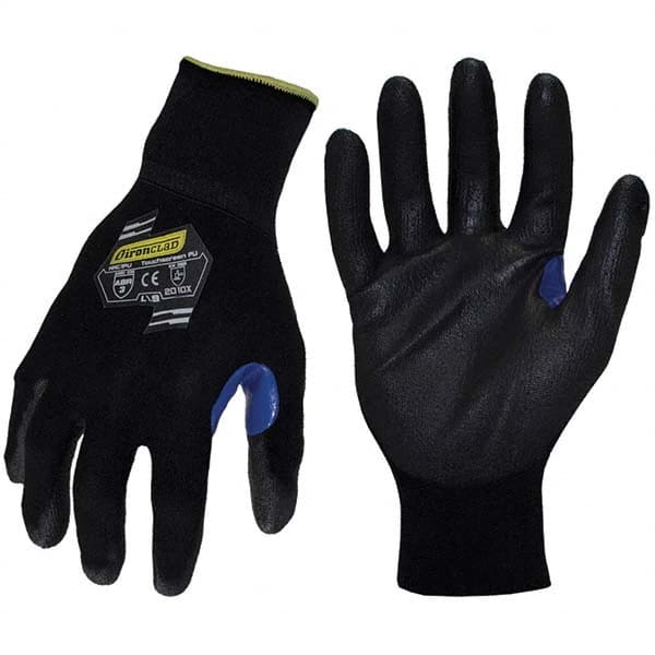 General Purpose Work Gloves: Medium, Polyurethane Coated, Nylon & Spandex MPN:KKC1PU-03-M