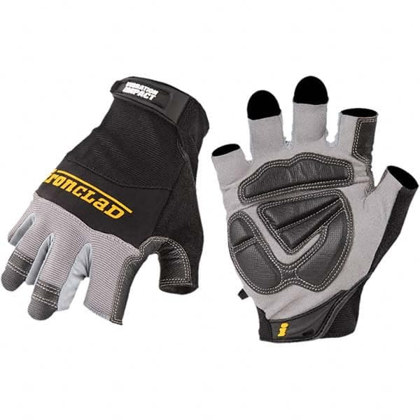 Work Gloves: ironCLAD MFI2, Size Medium, Terry Lined, Terrycloth, Impact MPN:MFI2-03-M