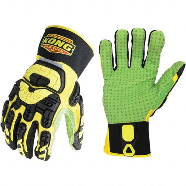 Cut-Resistant Gloves: Size Large, Suede & Nylon Lined, Suede & Nylon MPN:SDX2-HAD-04-L