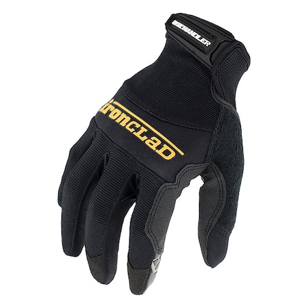Box Handler® Box Handling Glove, Synthetic Leather Palm, Black MPN:BHG-01-XS