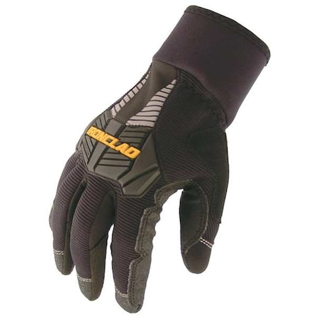 Cold Protection Gloves, Synthetic Leather Palm, Micro Fleece Lining, Black, S ( 7 ) MPN:CCG2-02-S