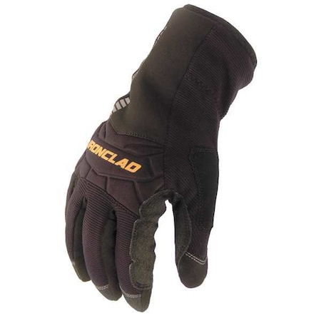 Cold Protection Gloves, Synthetic Leather Palm, Insulated Lining, Black, S ( 7 ) MPN:CCW2-02-S