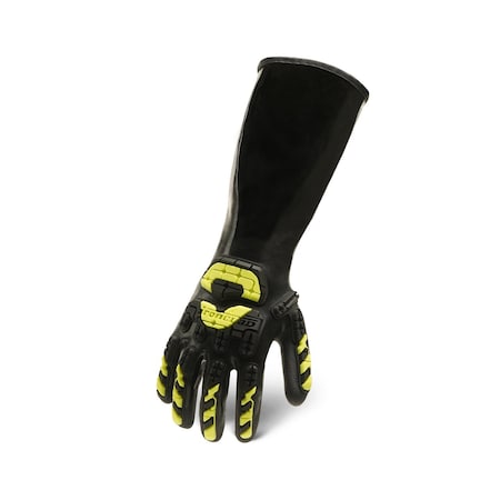 CHNPI5 Chemical Resistant Gloves, Nitrile, PVC, 15 1/4 in L, Not Applicable, Black, 3XL, 1 PR MPN:CHNPI5-07-XXXL