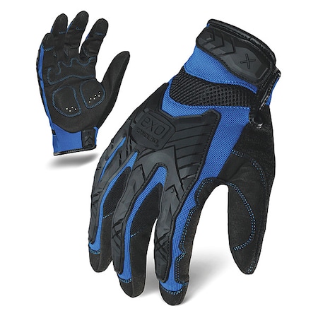 Impact Mechanics Glove, Blue/Black, S, PR MPN:EXO2-MIGB-02-S