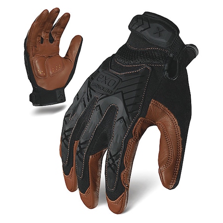 Impact Mechanics Glove, Black/Brown, S, PR MPN:EXO2-MIGL-02-S