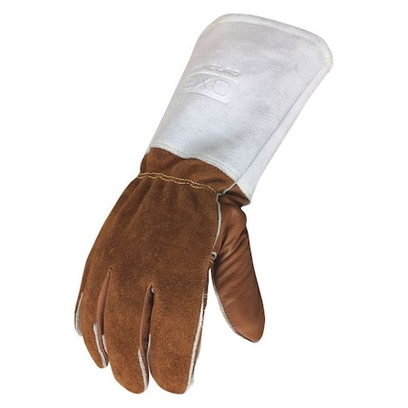 Welding Gloves, Safety Cuff, Wing Thumb, Cowhide, S, 1 PR MPN:EXO2-MWELG-02-S