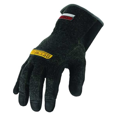 Heatworx Heat Resistant Gloves, Kevlar®, 450 Degrees F Max Temp., Gauntlet Cuff Black, M ( 8 ) MPN:HW4-03-M