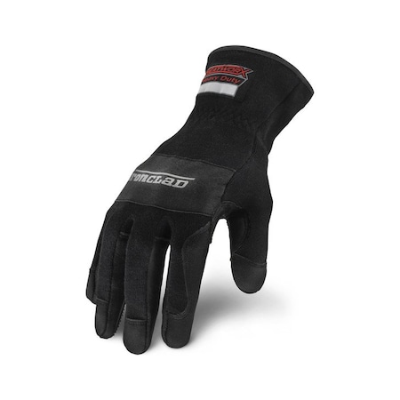 Heatworx® Heavy Duty Mechanics Gloves, Silicone Palm, Black MPN:HW6X-07-XXXL