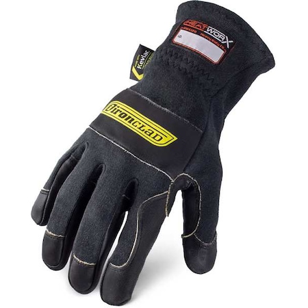 Mechanics Gloves, Silicone Rubber, 600 Degrees F Max Temp., Straight Cuff Black, M ( 8 ) MPN:HW6XFR-03-M