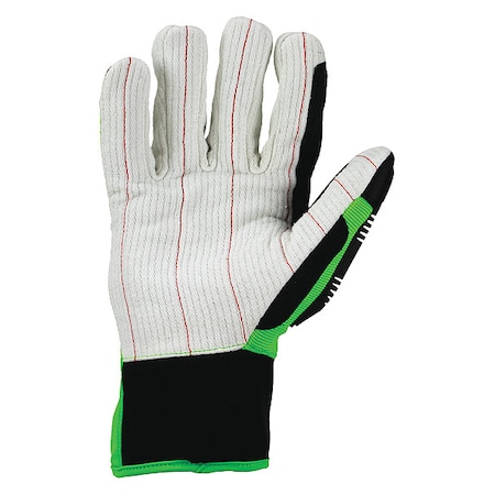 Impact Resistant Gloves, Green, M, PR MPN:KCCP-03-M