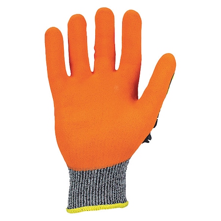 Coated Gloves, Cut Level A6, Double Dipped, Nitrile, Sandy, M 1 PR MPN:KCHA5-03-M