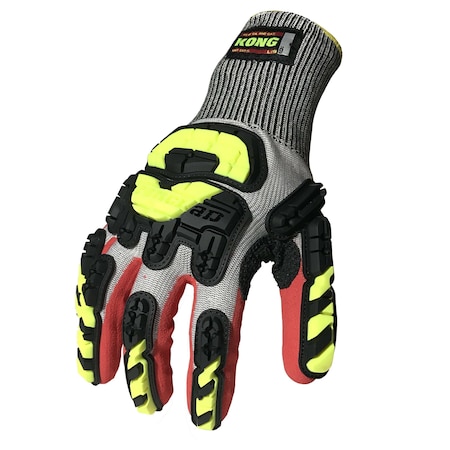 Mechanics Gloves, Thermoplastic Rubber Back, 4 Abrasion Level, Red, 3XL (12) MPN:KKCA5-07-XXXL