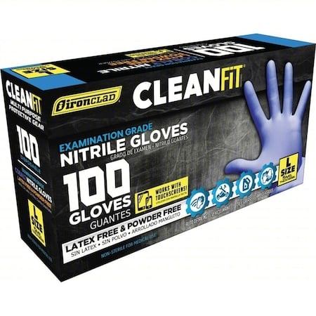 5mil Disposable Gloves Sz S, PK100 MPN:M02162