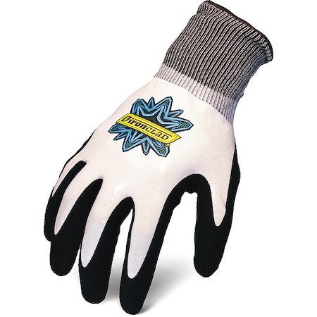 Knit Glove, Cut Level A2, Double Dipped, Nitrile, Sandy, L MPN:R-CRY-04-L