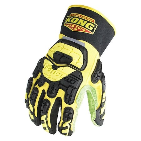 Impact Resistant Gloves, Sz XL, Ylw/Grn, PR MPN:SDX2-HAD-05-XL