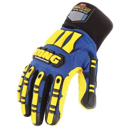 Cold Protection Gloves, Synthetic Leather Palm, Polyester Lining, Blue/Yellow, 2XL ( 11 ) MPN:SDXW2-06-XXL