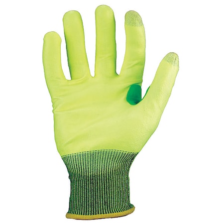 Knit Gloves, Cut Level A2, Dipped, Polyurethane, Smooth, M 1 PR MPN:SKC2PU-Y-03-M