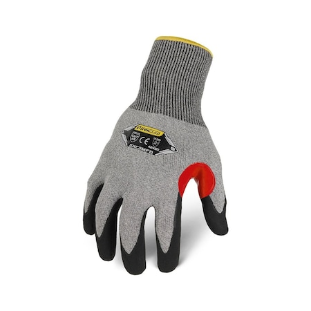 Knit Work Glove, Cut Level A5, Nitrile, Dotted, S 1 PR MPN:SKC3MFD-02-S