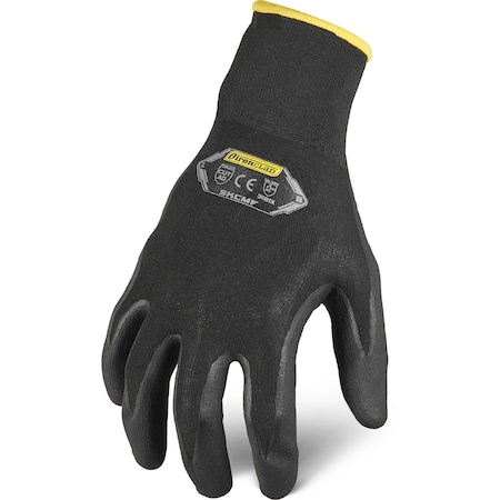 Knit Gloves, Microfoam Palm, Knit, Black, M, 1 PR MPN:SKCMF-03-M